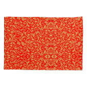 Zijn en haar Chinese varken vliegen silhouet rood Kussensloop (Achterkant-Links)