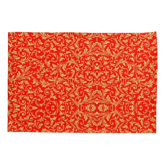 Zijn en haar Chinese varken vliegen silhouet rood Kussensloop (Achterkant-Links)