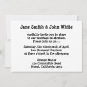 Zijn en haar cowboylaarzen trouwuitnodiging kaart (Achterkant)