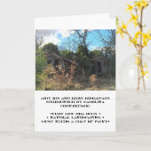 Zijn en haar fixer-uppers wenskaart kaart (Gele Bloem)