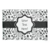 Zijn en haar gepersonaliseerde harten houden van p kussensloop (Voorkant-Links)