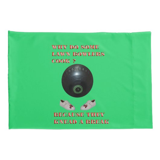 Zijn en haar grappige gazon kommen, kussen Hoesjes Kussensloop (Achterkant-Rechts)