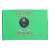 Zijn en haar grappige gazon kommen, kussen Hoesjes Kussensloop (Voorkant-Rechts)