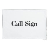 Zijn en Haar Ham Radio Kussen Hoesjes Kussensloop (Voorkant-Links)