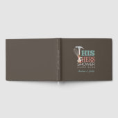 Zijn en haar handige bruiloft paar Vrijgezellenfee Gastenboek (Volledig)