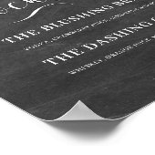 Zijn en haar handtekeningen Cocktails Weddenschap Poster (Hoek)