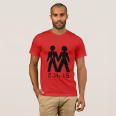 Zijn en haar Jubileum T-shirt (Voorkant volledig)