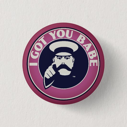 Zijn en haar knoopbadge. ronde button 3,2 cm (Voorkant)