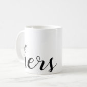 zijn en haar koffiemok (Voorkant links)