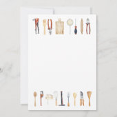 Zijn en haar koppels douchen-uitnodiging, douche g kaart (Achterkant)