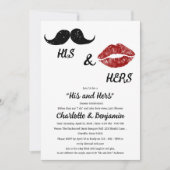 Zijn en haar paar douche kaart (Voorkant)