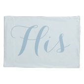 Zijn (en haar) paar piloten kussensloop (Achterkant)