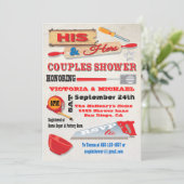 Zijn en haar paar stellen gereedschap Keukenschoen Kaart (Staand voorkant)