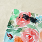 Zijn en haar Pas getrouwd Gift | Aangepaste bruilo Strandlaken (In situ)