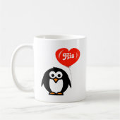 Zijn en haar pinguïn mokken | overeenkomende set (Links)