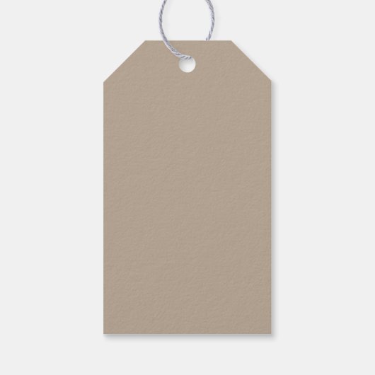 Zijn en haar strand sandalen bruiloft cadeaulabel (Achterkant)