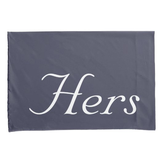 ZIJN EN HAAR TYPOGRAFIE PAAR KUSSENSLOPEN (Voorkant-Rechts)