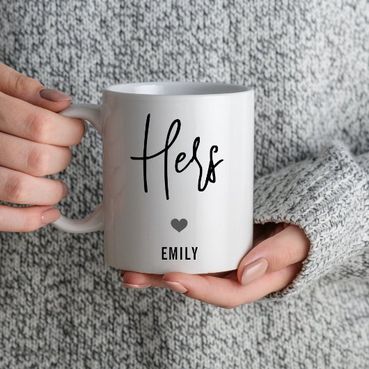 Zijn en haar Verloving Koppels Trouwdag Mok