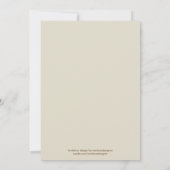 Zijn en Hers Bridal Shower Uitnodiging (Achterkant)