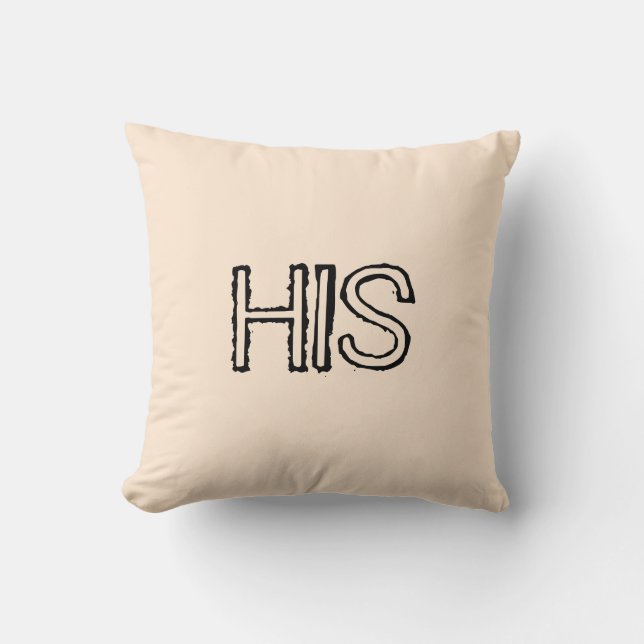 Zijn en Hers Designer Kussens van Serenity - Gifts (Voorkant)