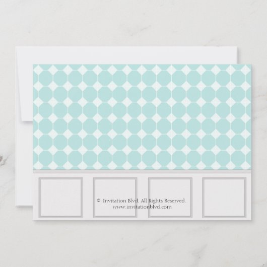 Zijn en Hers Towells Moderne Couples Shower Kaart (Achterkant)