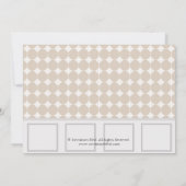 Zijn en Hers Towells Moderne Couples Shower Kaart (Achterkant)