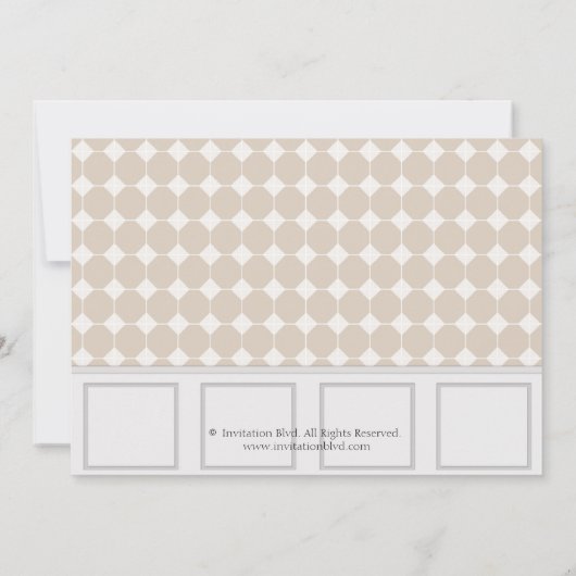 Zijn en Hers Towells Moderne Couples Shower Kaart (Achterkant)