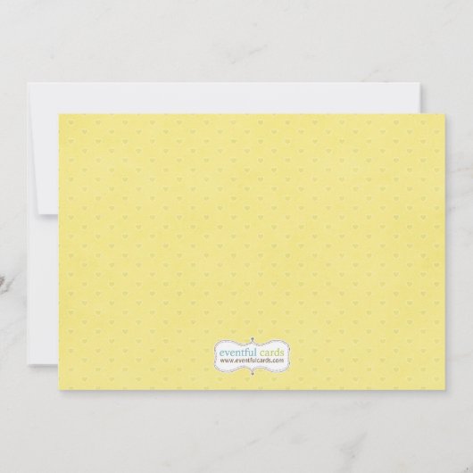 Zijn en Hers Wedding Shower Uitnodiging (Achterkant)