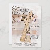 Zijn en Hers Wedding Shower-uitnodigingen Kaart (Voorkant)