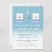 Zijn en zijn Gay Couple's Shower Kaart (Voorkant)