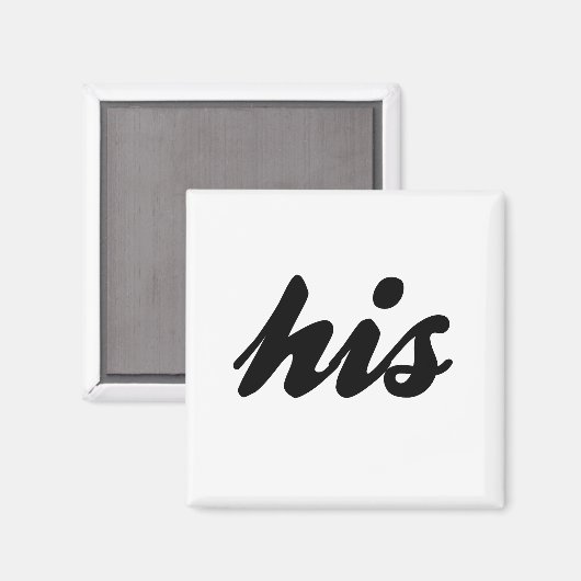 ZIJN EN ZIJN IS -.png Magneet (Voorkant / Achterkant)