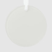 Zijn en Zwarte Retro Illustratie Diner Party Ornament (achterkant)