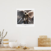 Zijn engelen beschermen ons waar we ook gaan! poster (Keuken)