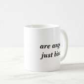 Zijn engelen gewoon vogels mok (Voorkant rechts)