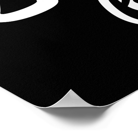 Zijn enige Baby met rots en rol Poster (Hoek)