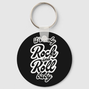 Zijn enige Baby met rots en rol Sleutelhanger