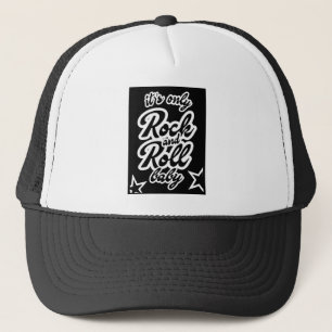 Zijn enige Baby met rots en rol Trucker Pet