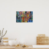 Zijn enige rots en rol poster (Keuken)