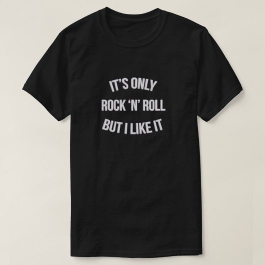 Zijn enige rots in Roll, maar ik vind het wel Clas T-shirt (Design voorkant)
