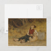 Zijn enige vriend van Briton Riviere Briefkaart (Voorkant / Achterkant)