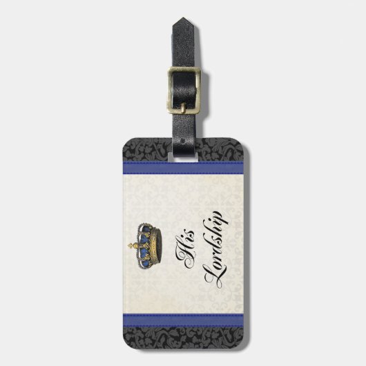 Zijn Excellentie Bagagelabel (Voorkant verticaal)