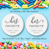 "Zijn favoriete" huwelijksgunst Sticker