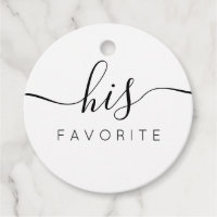 Zijn favoriete kalligrafische cadeau klassiek rond