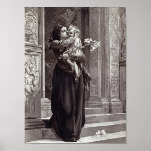 Zijn feestdag, van 'vrijetijdsuur', 1891 poster