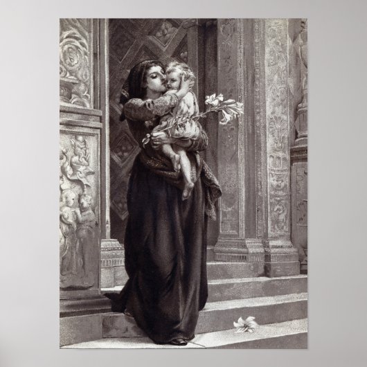Zijn feestdag, van 'vrijetijdsuur', 1891 poster (Voorkant)