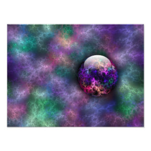 Zijn foto van Bright Materialen Afdruk