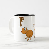 Zijn geen insect, zijn een eigenschap tweekleurige koffiemok (Voorkant links)