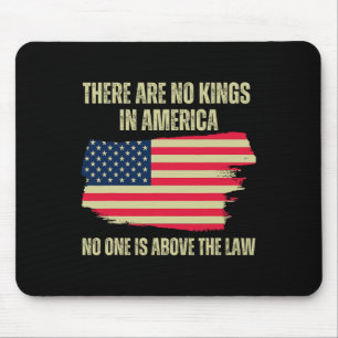 Zijn geen koningen in Amerika Amerikaanse vlag Tru Muismat