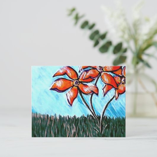 Zijn geest ~ BRIEFKAART (Staand voorkant)