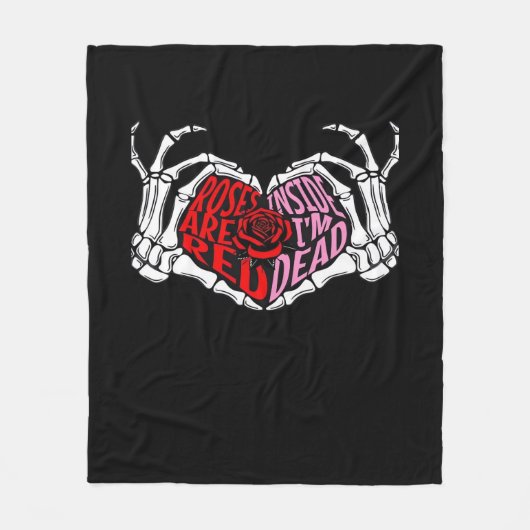Zijn gelezen Inside I'm Dead - Sarcastische Valent Fleece Deken (Voorkant)